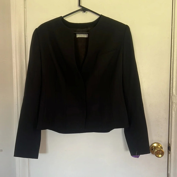 Vintage Giorgio Armani Black Jacket Blazer | Medium - Picture 4 of 6